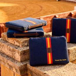 Almohadilla taurina "Dos banderas de España"