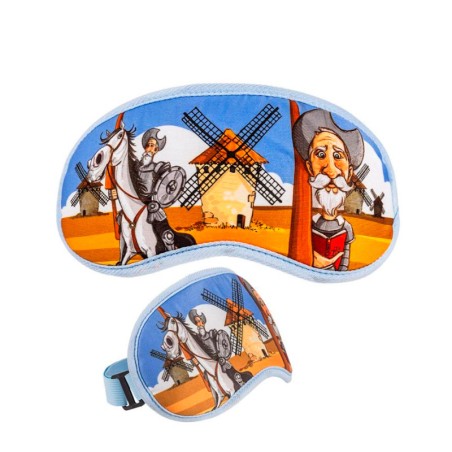 Quixote travel pillow and eye mask kit