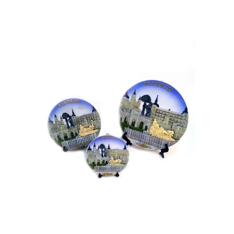 Platos recuerdo de Madrid